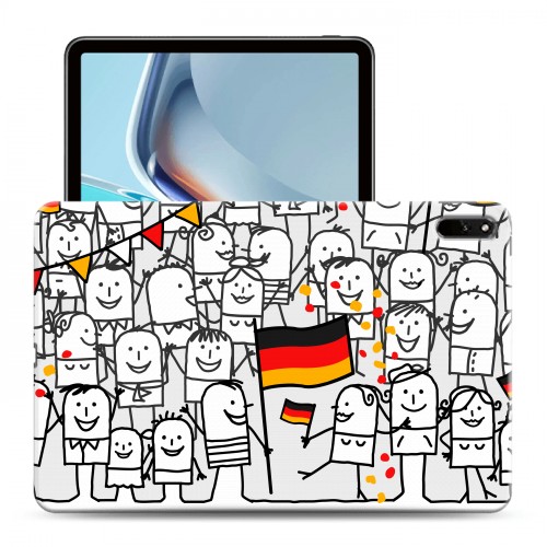 Дизайнерский силиконовый чехол для Huawei MatePad 11 (2021) Флаг Германии