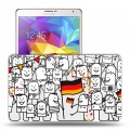 Дизайнерский силиконовый чехол для Samsung Galaxy Tab S 8.4 Флаг Германии