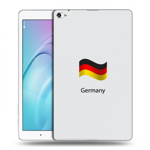 Дизайнерский силиконовый чехол для Huawei MediaPad T2 10.0 Pro Флаг Германии