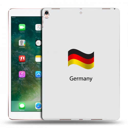 Дизайнерский силиконовый чехол для Ipad Pro 10.5 Флаг Германии