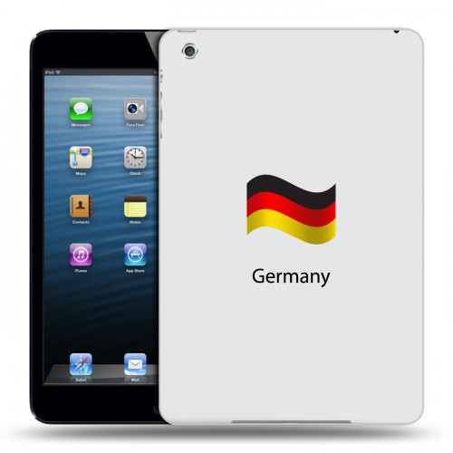 Дизайнерский силиконовый чехол для Ipad Mini Флаг Германии