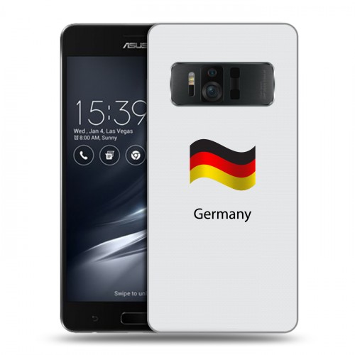 Дизайнерский силиконовый чехол для ASUS ZenFone AR Флаг Германии