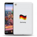 Дизайнерский пластиковый чехол для Huawei MediaPad M5 8.4 Флаг Германии