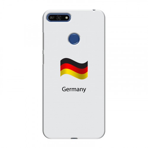 Дизайнерский силиконовый чехол для Huawei Honor 7A Pro Флаг Германии