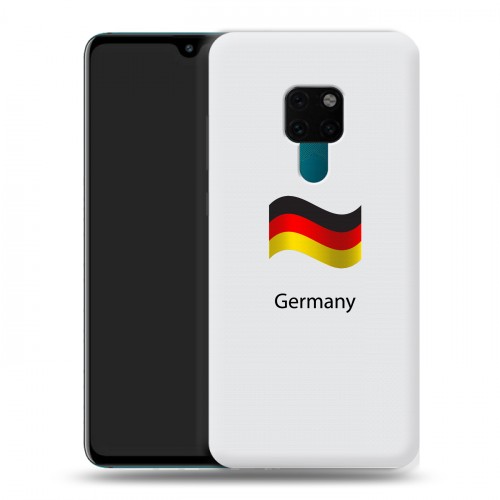 Дизайнерский пластиковый чехол для Huawei Mate 20 Флаг Германии