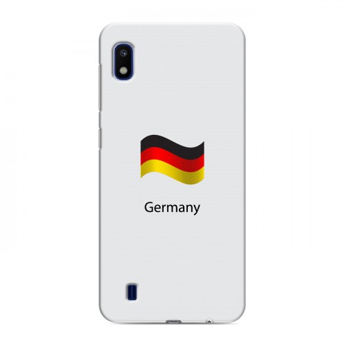 Дизайнерский пластиковый чехол для Samsung Galaxy A10 Флаг Германии