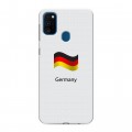 Дизайнерский силиконовый чехол для Samsung Galaxy M30s Флаг Германии