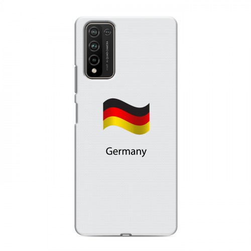 Дизайнерский пластиковый чехол для Huawei Honor 10X Lite Флаг Германии