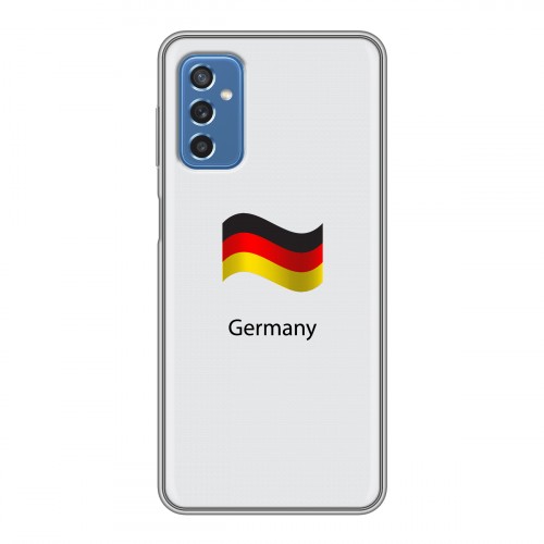 Дизайнерский силиконовый чехол для Samsung Galaxy M52 5G Флаг Германии
