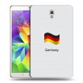 Дизайнерский силиконовый чехол для Samsung Galaxy Tab S 8.4 Флаг Германии
