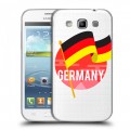 Полупрозрачный дизайнерский пластиковый чехол для Samsung Galaxy Win Флаг Германии