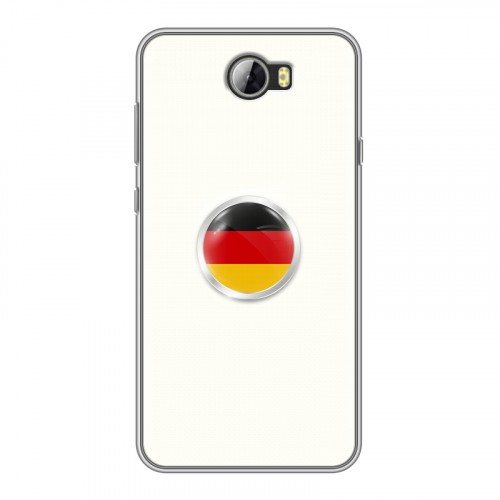 Дизайнерский пластиковый чехол для Huawei Y5 II Флаг Германии