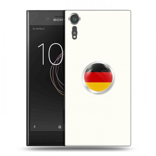 Дизайнерский пластиковый чехол для Sony Xperia XZs Флаг Германии