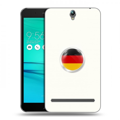 Дизайнерский пластиковый чехол для ASUS ZenFone Go ZB690KG Флаг Германии