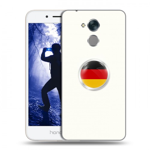 Дизайнерский пластиковый чехол для Huawei Honor 6A Флаг Германии