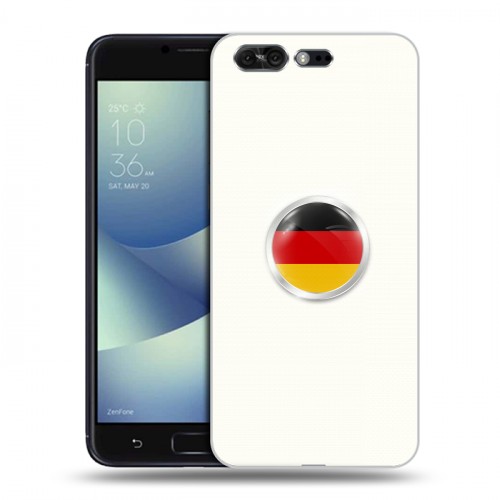 Дизайнерский силиконовый чехол для ASUS ZenFone 4 Pro Флаг Германии