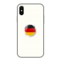 Дизайнерский силиконовый чехол для Iphone x10 Флаг Германии