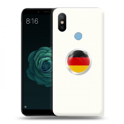 Дизайнерский силиконовый чехол для Xiaomi Mi A2 Флаг Германии