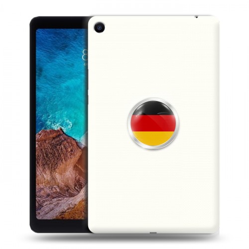 Дизайнерский силиконовый чехол для Xiaomi Mi Pad 4 Plus Флаг Германии