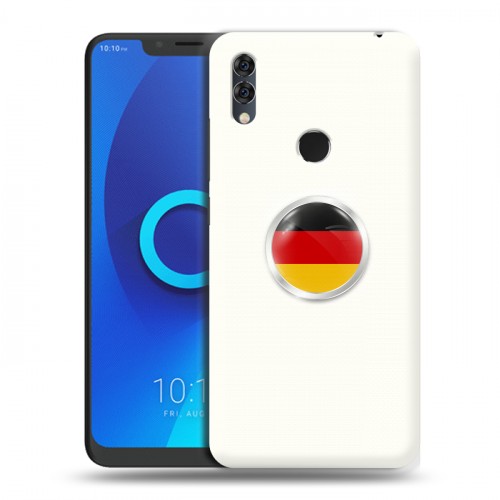 Дизайнерский силиконовый чехол для Alcatel 5V Флаг Германии