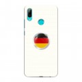Дизайнерский пластиковый чехол для Huawei P Smart (2019) Флаг Германии
