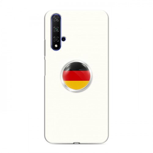 Дизайнерский пластиковый чехол для Huawei Honor 20 Флаг Германии