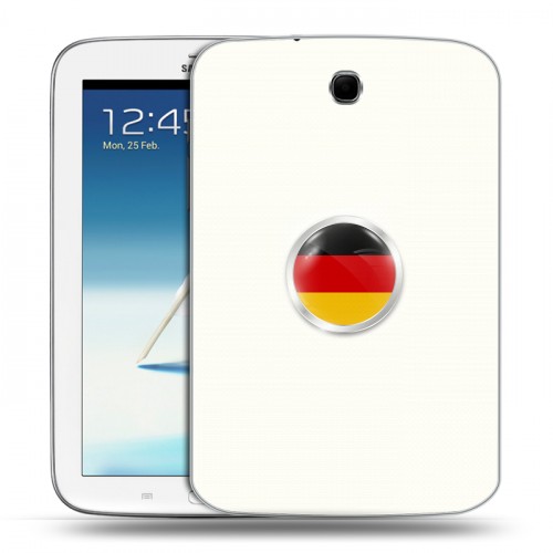 Дизайнерский силиконовый чехол для Samsung Galaxy Note 8.0 Флаг Германии