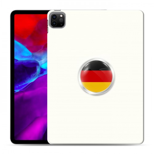 Дизайнерский силиконовый с усиленными углами чехол для Ipad Pro 11 (2020) Флаг Германии