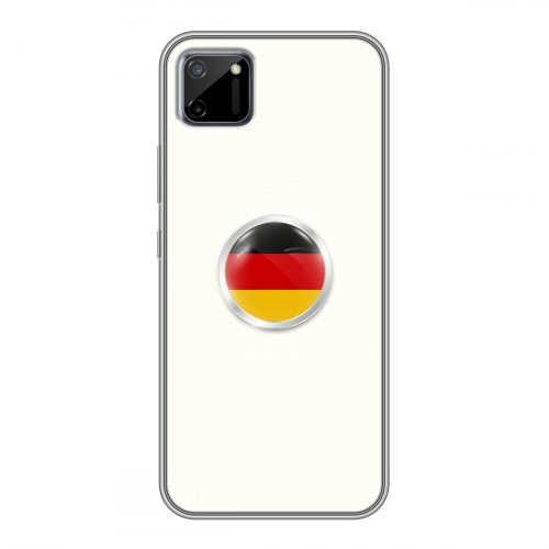 Дизайнерский пластиковый чехол для Realme C11 Флаг Германии