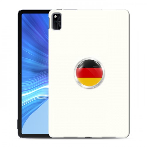 Дизайнерский силиконовый чехол для Huawei Honor Pad V6 Флаг Германии