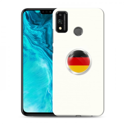 Дизайнерский силиконовый чехол для Huawei Honor 9X Lite Флаг Германии