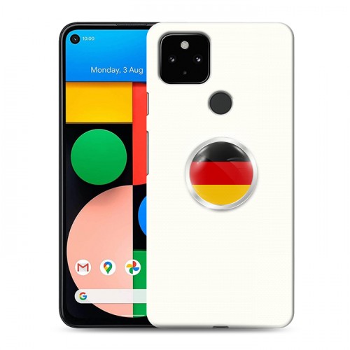 Дизайнерский силиконовый чехол для Google Pixel 4a 5G Флаг Германии