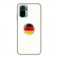 Дизайнерский силиконовый чехол для Xiaomi RedMi Note 10 Флаг Германии