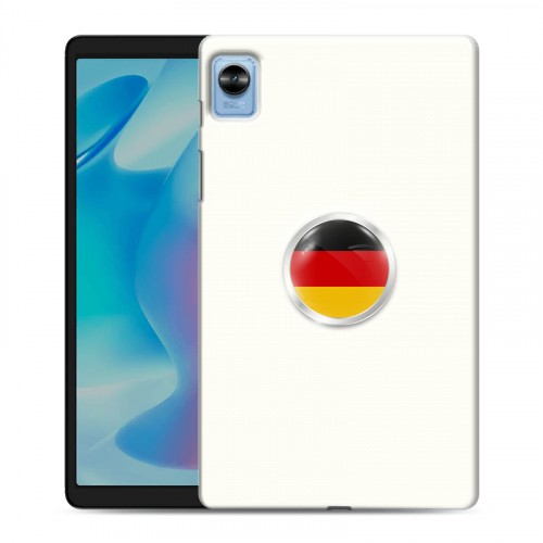 Дизайнерский силиконовый с усиленными углами чехол для Realme Pad Mini Флаг Германии