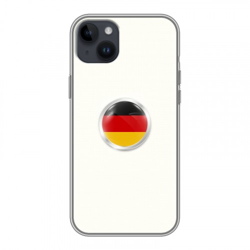 Дизайнерский пластиковый чехол для Iphone 14 Plus Флаг Германии