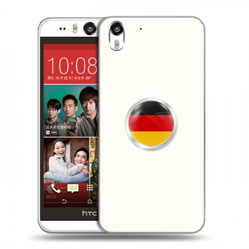 Дизайнерский силиконовый чехол для HTC Desire Eye Флаг Германии