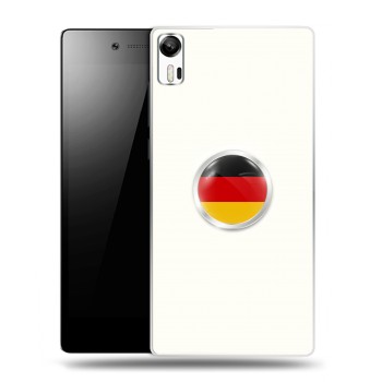 Дизайнерский силиконовый чехол для Lenovo Vibe Shot Флаг Германии (на заказ)