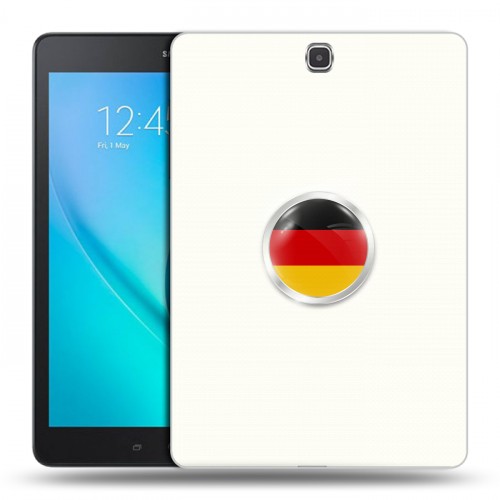 Дизайнерский силиконовый чехол для Samsung Galaxy Tab A 9.7 Флаг Германии