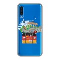 Полупрозрачный дизайнерский силиконовый чехол для Samsung Galaxy A50 Флаг Германии