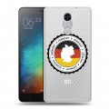 Полупрозрачный дизайнерский силиконовый чехол для Xiaomi RedMi Pro Флаг Германии