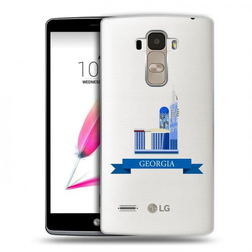 Дизайнерский пластиковый чехол для LG G4 Stylus Грузия