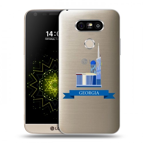 Дизайнерский пластиковый чехол для LG G5 Грузия