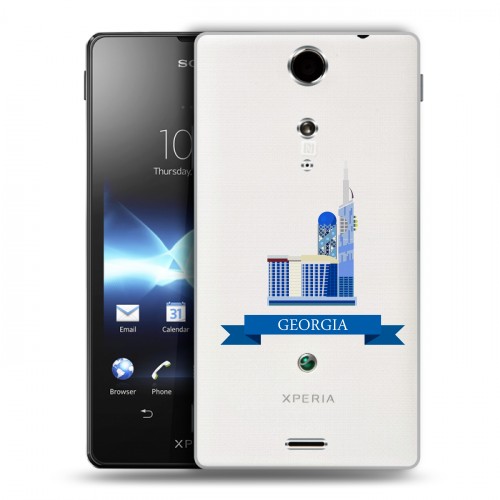 Дизайнерский пластиковый чехол для Sony Xperia TX Грузия