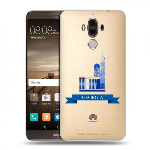 Дизайнерский пластиковый чехол для Huawei Mate 9 Грузия