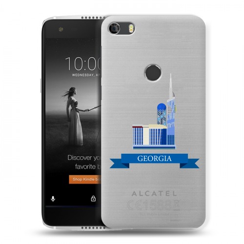 Дизайнерский силиконовый чехол для Alcatel Idol 5S Грузия