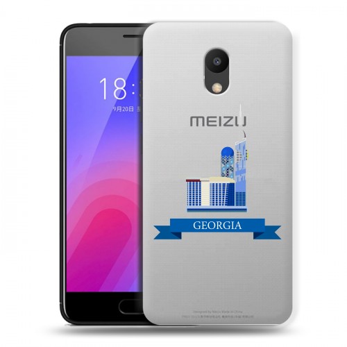 Дизайнерский пластиковый чехол для Meizu M6 Грузия