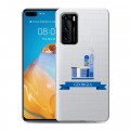 Дизайнерский силиконовый с усиленными углами чехол для Huawei P40 Грузия