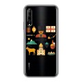 Полупрозрачный дизайнерский силиконовый чехол для Huawei Y9s Грузия