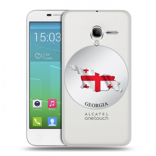 Дизайнерский силиконовый чехол для Alcatel One Touch POP 3 5 Грузия