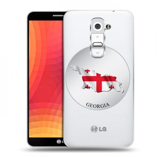 Дизайнерский силиконовый чехол для LG Optimus G2 Грузия